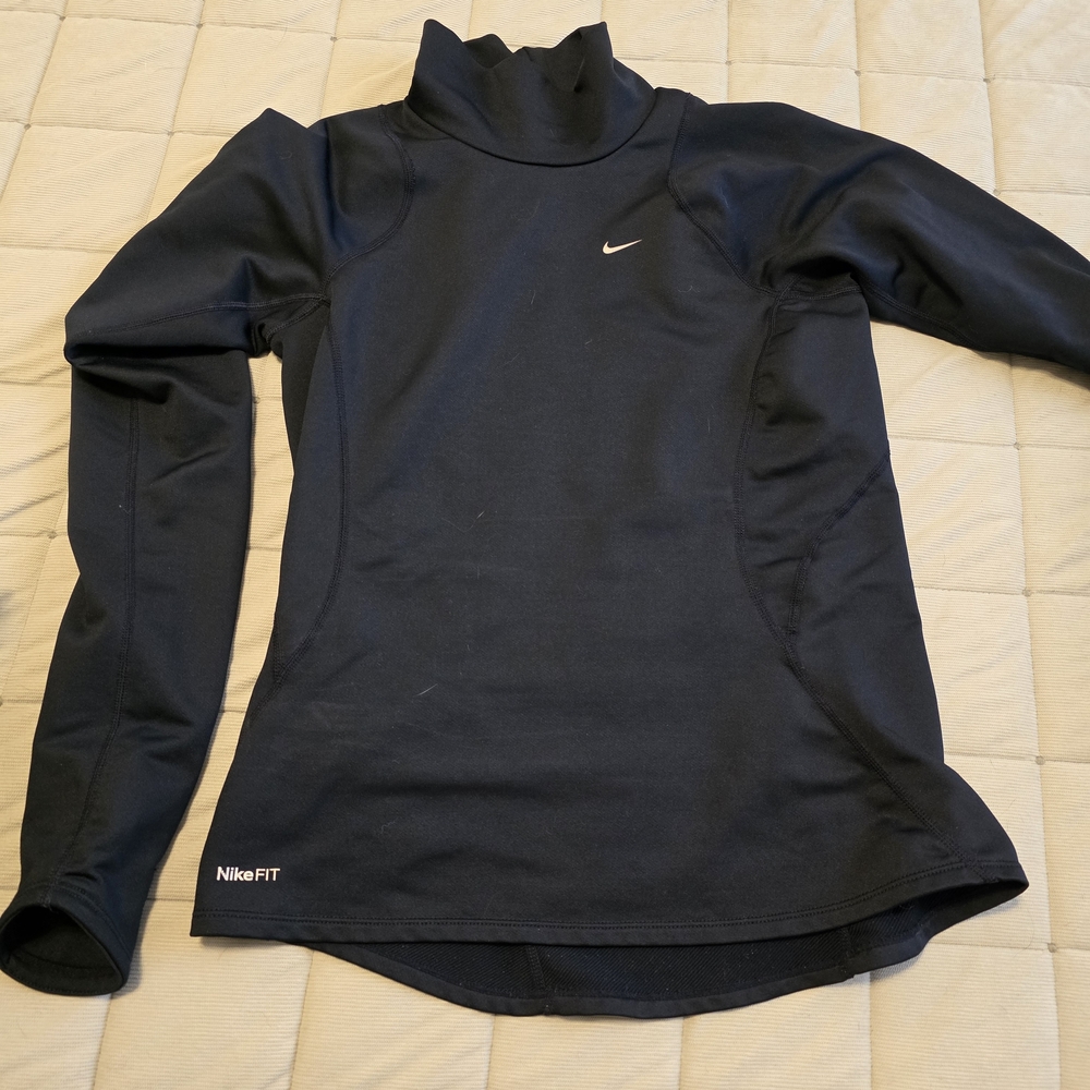 Nike Women's Black Long Sleeve Top